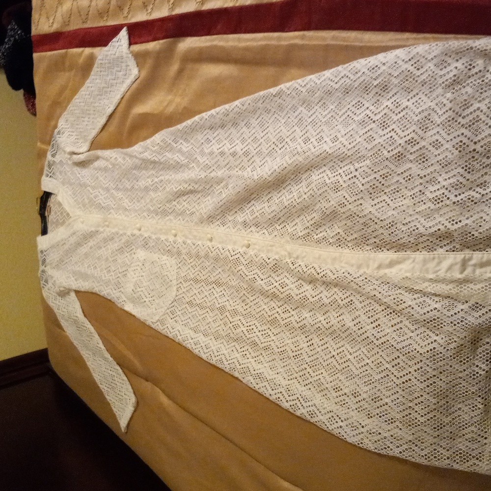 Cole coverup vintage full length lace